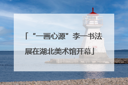“一画心源”李一书法展在湖北美术馆开幕