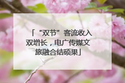 “双节”客流收入双增长，电广传媒文旅融合结硕果