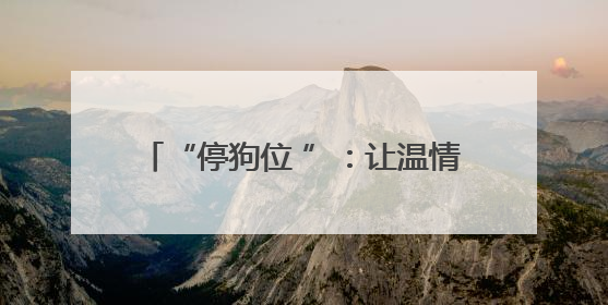 “停狗位 ”：让温情藏在 “方寸之间 ”