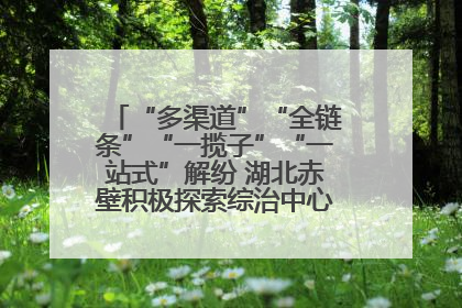 “多渠道”“全链条”“一揽子”“一站式”解纷 湖北赤壁积极探索综治中心规范化建设新路子