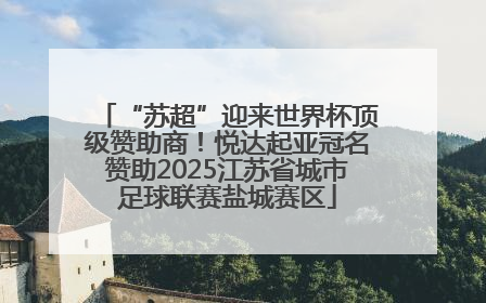 “苏超”迎来世界杯顶级赞助商！悦达起亚冠名赞助2025江苏省城市足球联赛盐城赛区