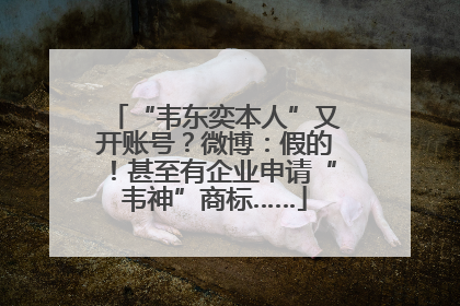 “韦东奕本人”又开账号？微博：假的！甚至有企业申请“韦神”商标……