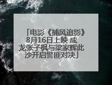 电影《捕风追影》8月16日上映 成龙张子枫与梁家辉此沙开启警匪对决