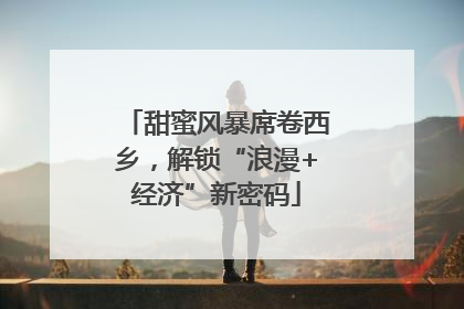 甜蜜风暴席卷西乡，解锁“浪漫+经济”新密码