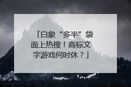 白象“多半”袋面上热搜！商标文字游戏何时休？