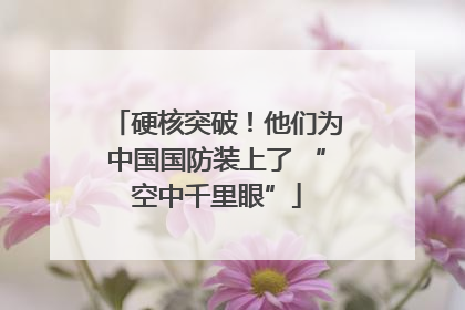 硬核突破！他们为中国国防装上了 “空中千里眼”
