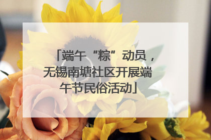 端午“粽”动员，无锡南塘社区开展端午节民俗活动