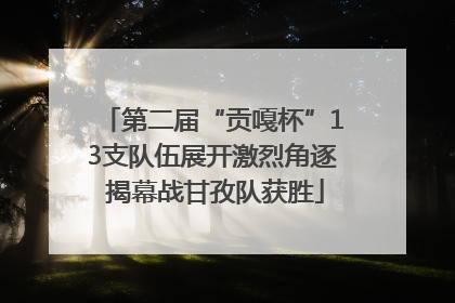 第二届“贡嘎杯”13支队伍展开激烈角逐 揭幕战甘孜队获胜