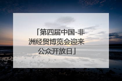 第四届中国-非洲经贸博览会迎来公众开放日
