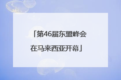 第46届东盟峰会在马来西亚开幕