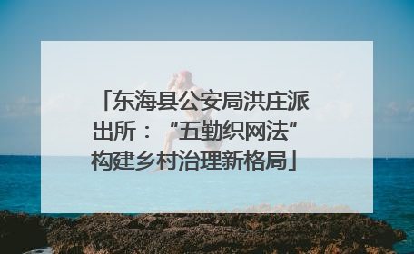 东海县公安局洪庄派出所：“五勤织网法”构建乡村治理新格局
