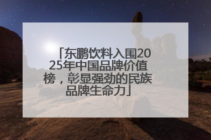 东鹏饮料入围2025年中国品牌价值榜，彰显强劲的民族品牌生命力