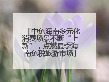 中免海南多元化消费场景不断“上新”，点燃夏季海南免税旅游市场