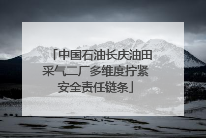 中国石油长庆油田采气二厂多维度拧紧安全责任链条
