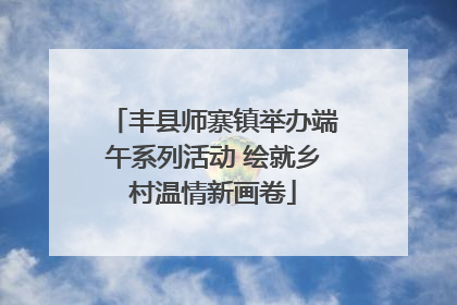 丰县师寨镇举办端午系列活动 绘就乡村温情新画卷