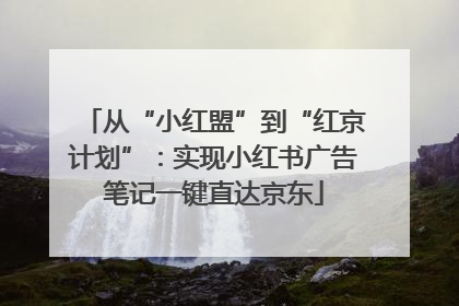 从“小红盟”到“红京计划”：实现小红书广告笔记一键直达京东