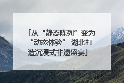 从“静态陈列”变为“动态体验” 湖北打造沉浸式非遗盛宴