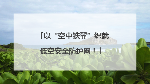 以“空中铁翼”织就低空安全防护网！