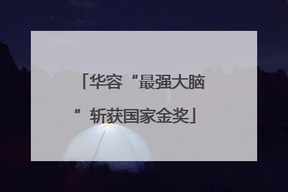 华容“最强大脑”斩获国家金奖