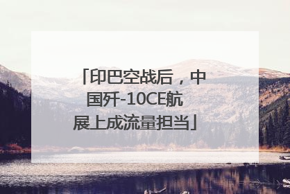 印巴空战后，中国歼-10CE航展上成流量担当