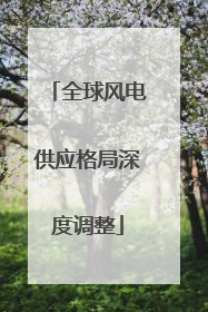 全球风电供应格局深度调整