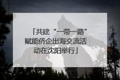 共建“一带一路”赋能侨企出海交流活动在沈阳举行
