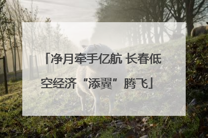 净月牵手亿航 长春低空经济“添翼”腾飞