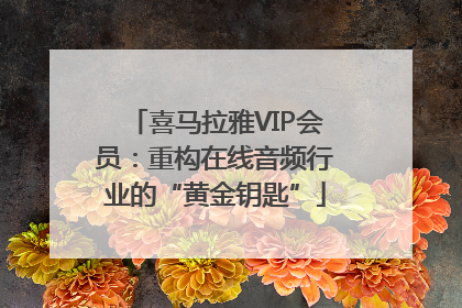 喜马拉雅VIP会员：重构在线音频行业的“黄金钥匙”