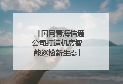 国网青海信通公司打造机房智能巡检新生态