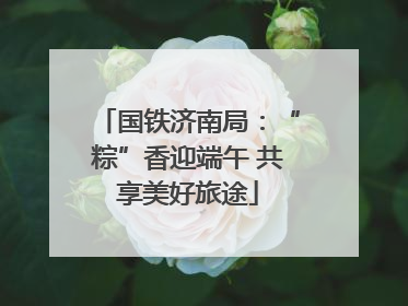 国铁济南局：“粽”香迎端午 共享美好旅途
