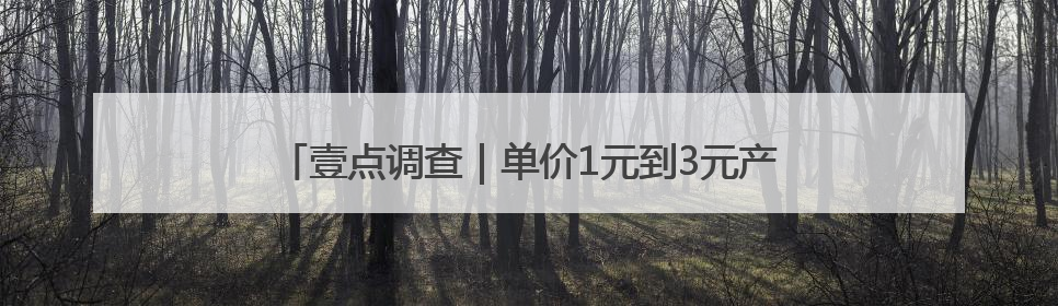 壹点调查｜单价1元到3元产品畅销，济南平价雪糕成主流