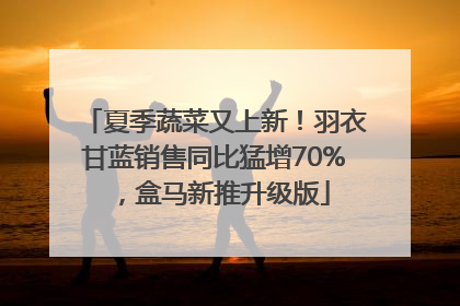 夏季蔬菜又上新！羽衣甘蓝销售同比猛增70%，盒马新推升级版