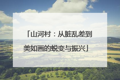山河村：从脏乱差到美如画的蜕变与振兴