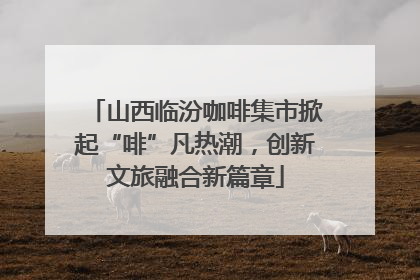 山西临汾咖啡集市掀起“啡”凡热潮，创新文旅融合新篇章