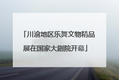 川渝地区乐舞文物精品展在国家大剧院开幕