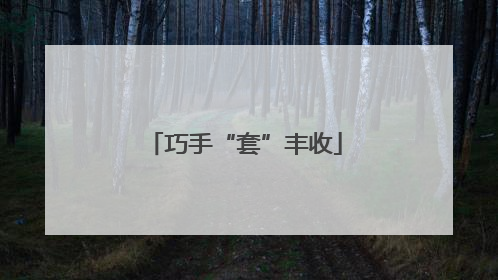 巧手“套”丰收
