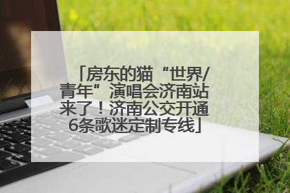 房东的猫“世界/青年”演唱会济南站来了！济南公交开通6条歌迷定制专线
