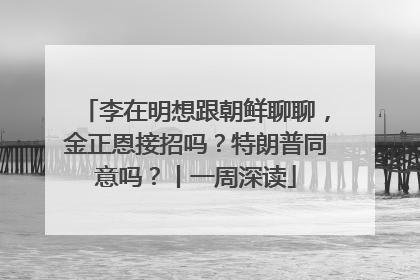 李在明想跟朝鲜聊聊，金正恩接招吗？特朗普同意吗？丨一周深读