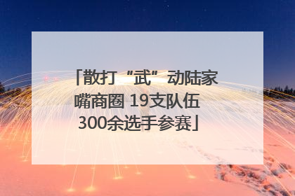 散打“武”动陆家嘴商圈 19支队伍300余选手参赛