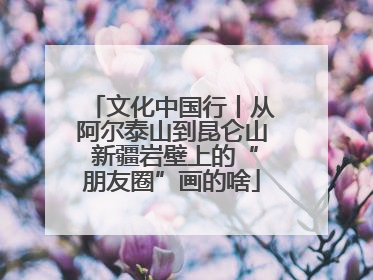 文化中国行丨从阿尔泰山到昆仑山 新疆岩壁上的“朋友圈”画的啥