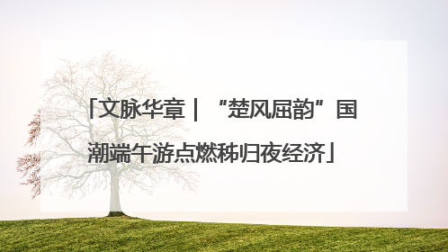 文脉华章｜“楚风屈韵”国潮端午游点燃秭归夜经济