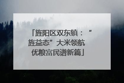 旌阳区双东镇：“旌益态”大米领航 优粮富民谱新篇