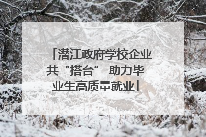 潜江政府学校企业共“搭台” 助力毕业生高质量就业