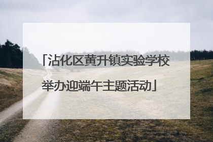 沾化区黄升镇实验学校举办迎端午主题活动