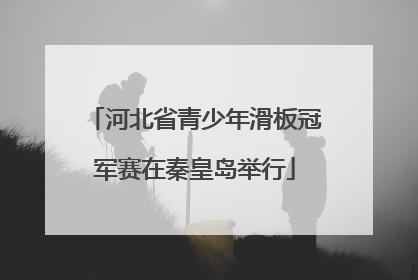 河北省青少年滑板冠军赛在秦皇岛举行