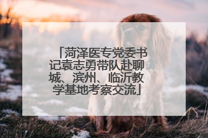菏泽医专党委书记袁志勇带队赴聊城、滨州、临沂教学基地考察交流