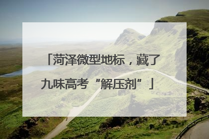 菏泽微型地标，藏了九味高考“解压剂”