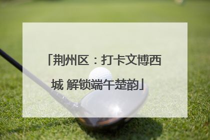 荆州区：打卡文博西城 解锁端午楚韵