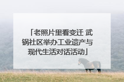 老照片里看变迁 武锅社区举办工业遗产与现代生活对话活动