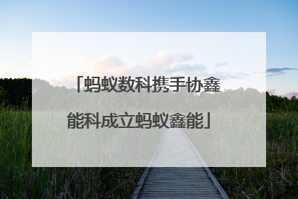 蚂蚁数科携手协鑫能科成立蚂蚁鑫能